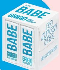 Babe - Grigio with Bubbles (4 pack cans) (4 pack cans)